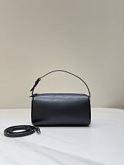 The Row 90's Bag in Soft Nappa Leather Black - 19.5x11.5x8cm - 5