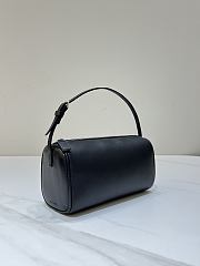 The Row 90's Bag in Soft Nappa Leather Black - 19.5x11.5x8cm - 4