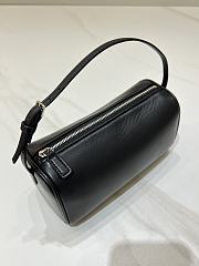 The Row 90's Bag in Soft Nappa Leather Black - 19.5x11.5x8cm - 2