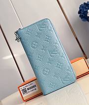 LV Zippy Wallet Azur Frost M12680 - 21x2.5x10cm - 1