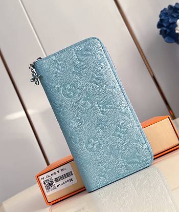 LV Zippy Wallet Azur Frost M12680 - 21x2.5x10cm