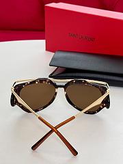 YSL SL M137/F Amelia Brown Sunglasses - 3