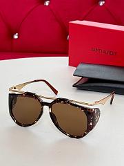 YSL SL M137/F Amelia Brown Sunglasses - 5