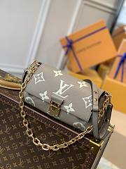 LV Favorite Bag Bicolor Monogram Empreinte Tourterelle Gray - 24x14x9cm - 1