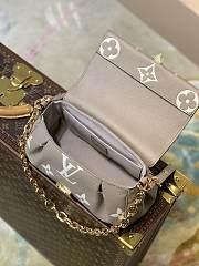 LV Favorite Bag Bicolor Monogram Empreinte Tourterelle Gray - 24x14x9cm - 6