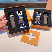 LV Rabbit Doll Keychain - 2