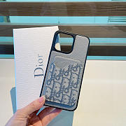 Dior Phone Case With Card Holder  - 6