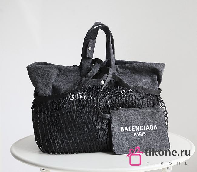 Balenciaga Medium 24/7 Tote Bag Black - 36x32x21cm - 1