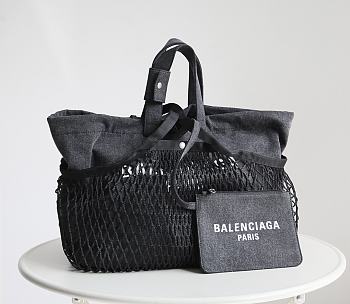 Balenciaga Medium 24/7 Tote Bag Black - 36x32x21cm