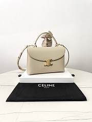 Celine Medium Nino Bag In Smooth Satinated Calfskin Beige - 25x17.5x10cm - 2