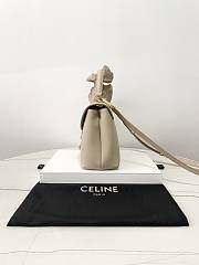 Celine Medium Nino Bag In Smooth Satinated Calfskin Beige - 25x17.5x10cm - 4