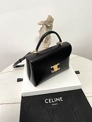 Celine Medium Nino Bag In Smooth Satinated Calfskin Black - 25x17.5x10cm - 3