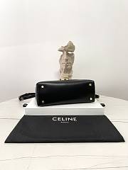 Celine Medium Nino Bag In Smooth Satinated Calfskin Black - 25x17.5x10cm - 5