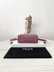 Celine Teen Nino Bag In Smooth Satinated Calfskin Pink - 20.5x13x8cm - 6