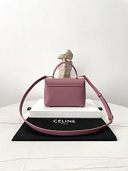 Celine Teen Nino Bag In Smooth Satinated Calfskin Pink - 20.5x13x8cm - 2