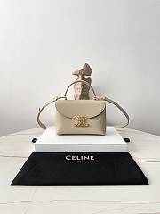 Celine Teen Nino Bag In Smooth Satinated Calfskin Beige - 20.5x13x8cm - 1