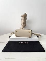 Celine Teen Nino Bag In Smooth Satinated Calfskin Beige - 20.5x13x8cm - 4