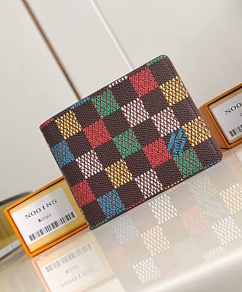 LV Slender Wallet Damier Ebene Canvas N00185 - 11x8.5x2cm