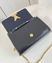 LV Pochette Louise Epi Leather Black M23756 - 22x14x5cm - 5