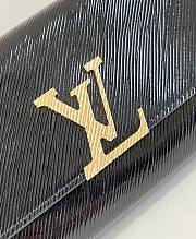 LV Pochette Louise Epi Leather Black M23756 - 22x14x5cm - 2