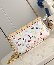 LV x TM Pochette Accessoires Multicolore Blanc M13404 - 22x13x4cm - 1