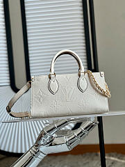 LV OnTheGo East West Monogram Empreinte Cream M23698 - 25x13x10cm - 1