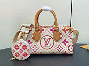 LV OnTheGo East West Monogram Tiles Canvas M25318 - 25x13x10cm - 1