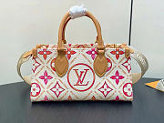 LV OnTheGo East West Monogram Tiles Canvas M25318 - 25x13x10cm - 3