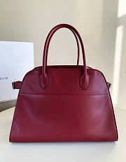 The Row Soft Margaux 15 Bag in Calfskin Leather Red - 38x24x27cm - 1