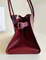 The Row Soft Margaux 15 Bag in Calfskin Leather Red - 38x24x27cm - 4