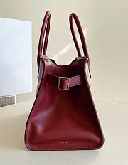 The Row Soft Margaux 15 Bag in Calfskin Leather Red - 38x24x27cm - 5