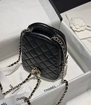 Chanel Classic Mini Backpack Caviar Gold Tone Black - 18×13×9cm - 2