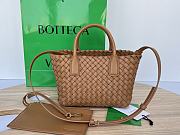 Bottega Veneta Mini Cabat Tote Caramel - 20x15x12cm - 1