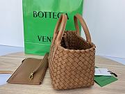 Bottega Veneta Mini Cabat Tote Caramel - 20x15x12cm - 6