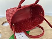 Bottega Veneta Mini Cabat Tote Red - 20x15x12cm - 5