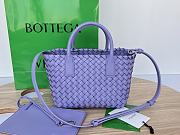 Bottega Veneta Mini Cabat Tote Purple - 20x15x12cm - 1