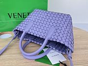 Bottega Veneta Mini Cabat Tote Purple - 20x15x12cm - 6