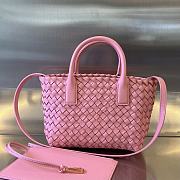 Bottega Veneta Mini Cabat Tote Pink - 20x15x12cm - 1