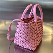 Bottega Veneta Mini Cabat Tote Pink - 20x15x12cm - 6