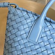 Bottega Veneta Mini Cabat Tote Blue - 20x15x12cm - 5