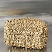 Bottega Veneta Small Cabat Bucket Sequinned Intrecciato Gold - 26x21x13cm - 5