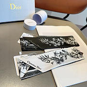 Dior Toile de Jouy Flowers Mitzah Scarf - 6x100cm - 1