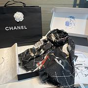 Chanel Scarf Black 16797 - 1