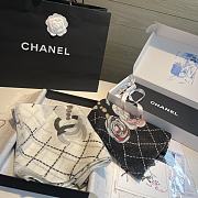 Chanel Scarf Black 16797 - 2