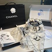 Chanel Scarf White 16798 - 1