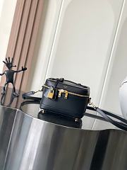 Celine Vanity In Shiny Calfskin Black - 18x12x18cm - 1