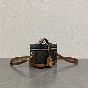 Celine Vanity in Triomphe Canvas and Calfskin - 3