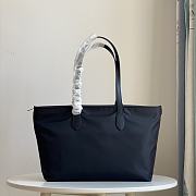 Burberry Medium Logo Nylon Black Tote Bag - 35x12x25cm - 3