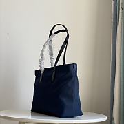 Burberry Medium Logo Nylon Blue Tote Bag - 35x12x25cm - 3