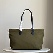 Burberry Medium Logo Nylon Green Tote Bag - 35x12x25cm - 5